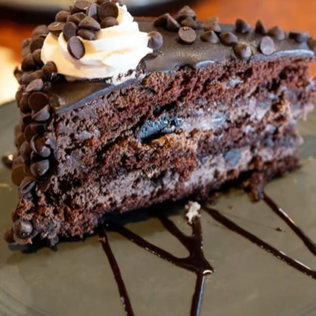 Black Puddle Cake.