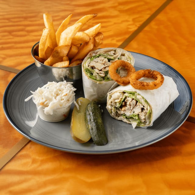 Chicken Caesar Wrap.