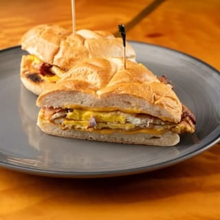 Bacon, Ham or Sausage Cheese & Egg Sandwich
