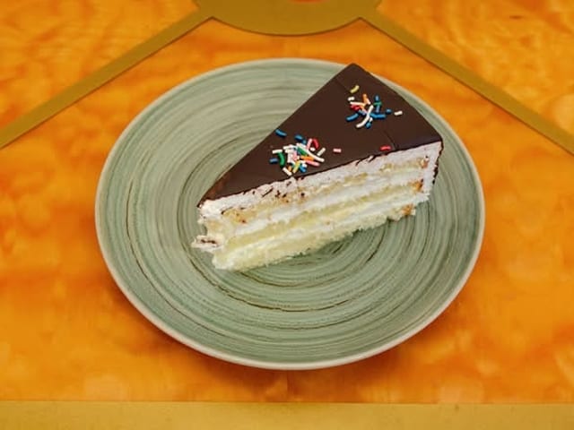 Boston Cream Cake.